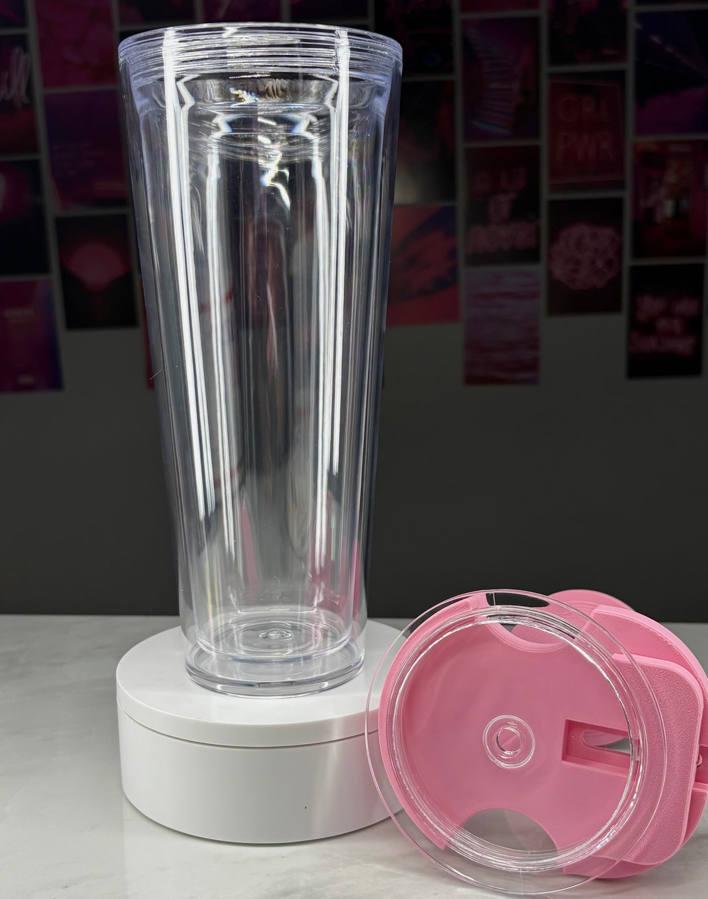 24 oz Acrylic Snowglobe