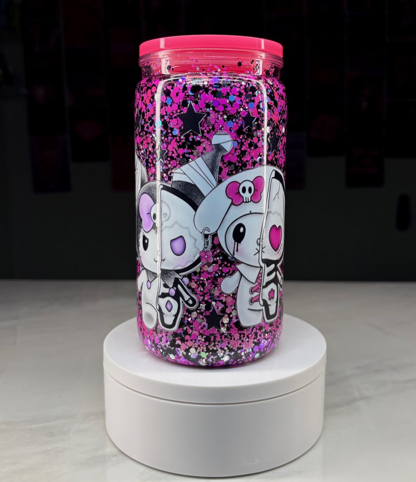 16 Oz Acrylic Goth Sanrio