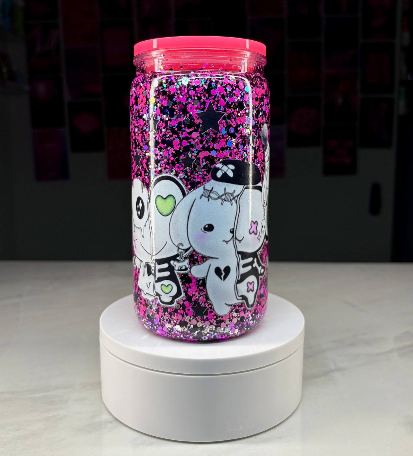 16 Oz Acrylic Goth Sanrio
